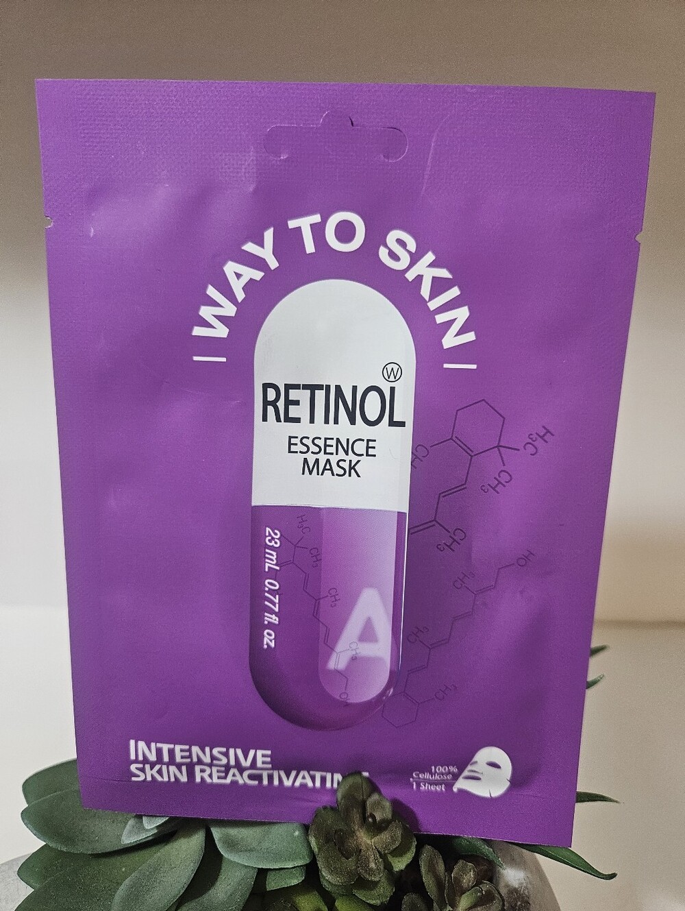 WAY TO SKIN RETINOL ESSENCE MASK 100% CELLUOSE 1 SHEET